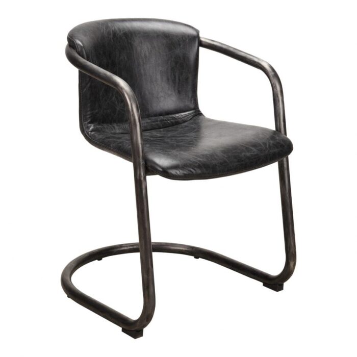 Moes Freeman Dining Chair Antique Black at Mums Place Furniture Monterey CA